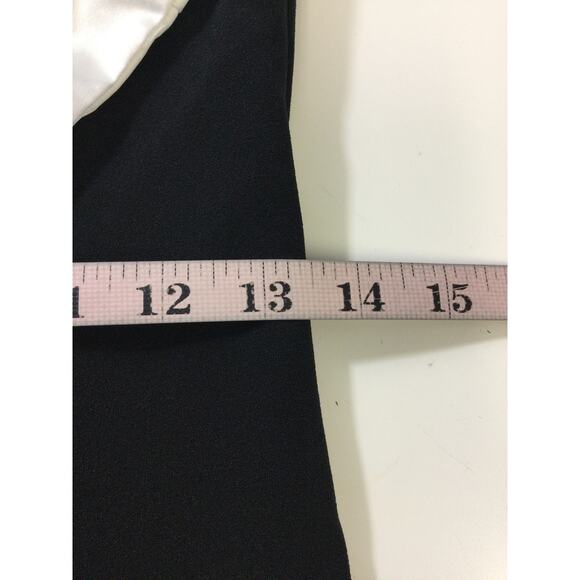 LULU'S XS Luxurious Outlook Black and White Bow Mermaid Maxi Dress NEW b40 flaw - Picture 7 of 11